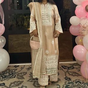 Pakistani designer desi dress